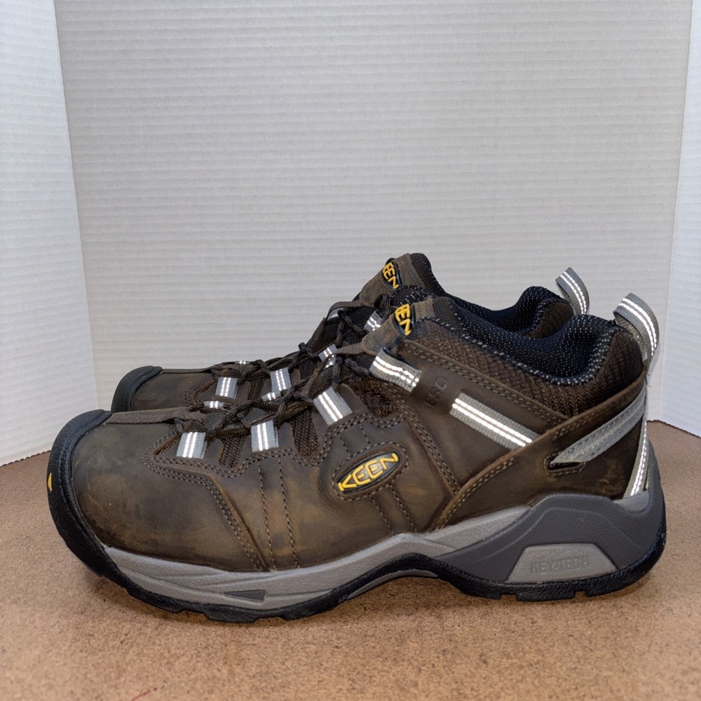 Keen Men's Detroit XT ESD Steel Toe Leather Waterproof Mens Work Shoes Sz12EE